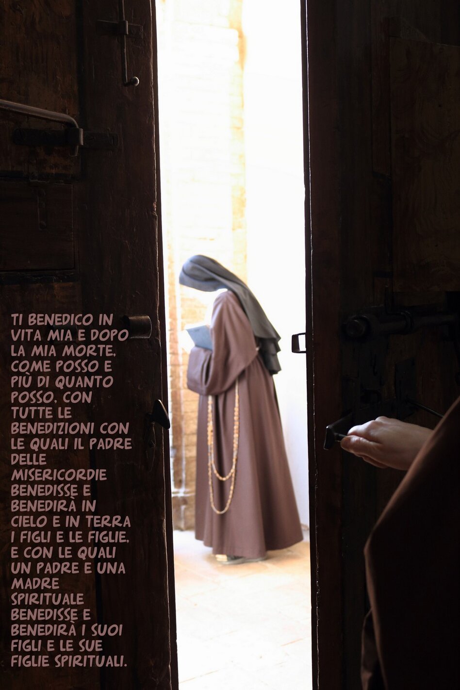 Le parole di Santa Chiara, custodite come eredità spirituale, diventano preghiera e luce di speranza